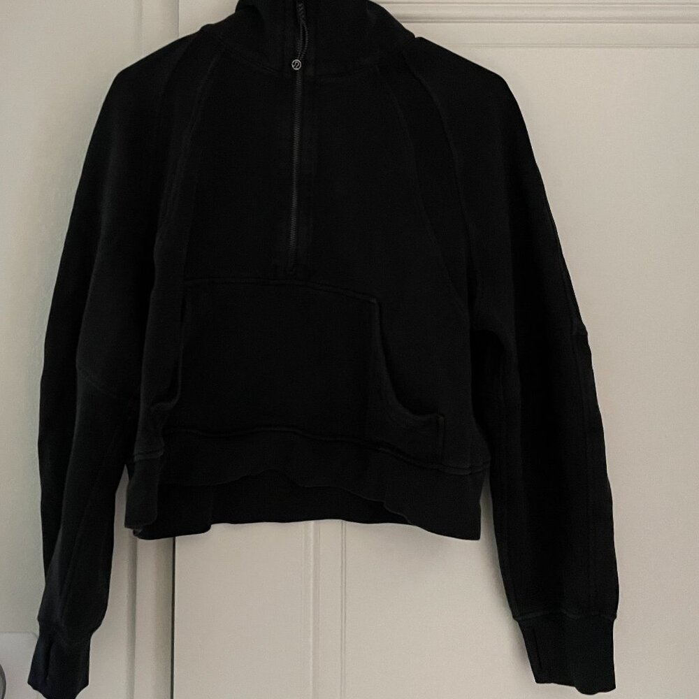 Scuba Oversized Funnel Neck Half Zip